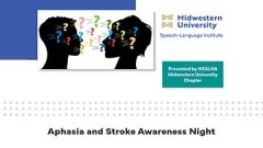 Aphasia Night promo