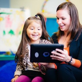 MWU Therapist with Child