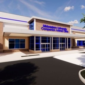 Proposed Companion Animal Clinic building in Downers Grove, IL.