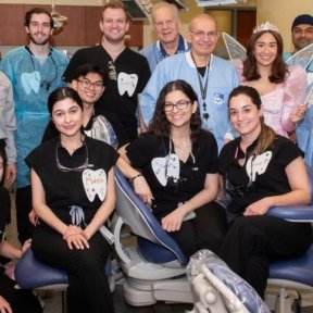 Faculty and student dentists.