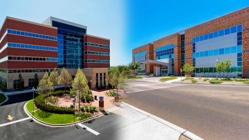 AZ & IL clinics side by side exterior shot
