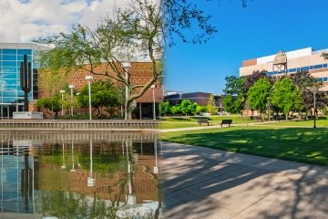 The Glendale and Downers Grove Campuses of Midwestern University.